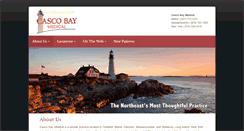 Desktop Screenshot of cascobaymedical.com